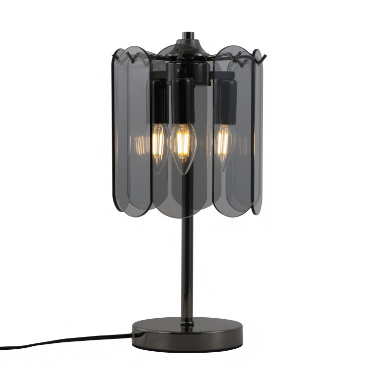 Je obtížné sestavit kouřové brýle 3-osvětlení stolní lampy pro postel?