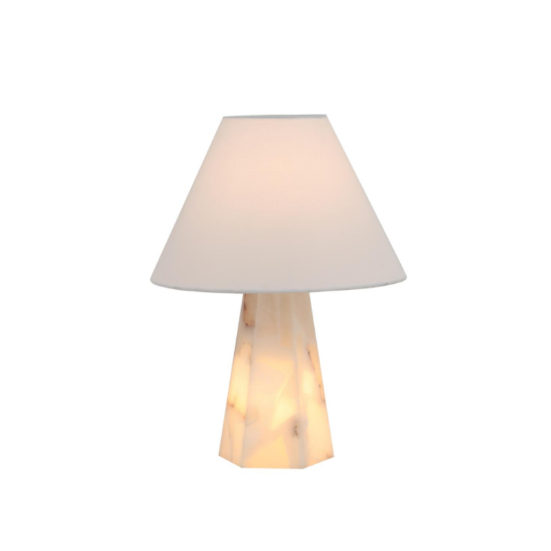 Alabastrová stolní lampa