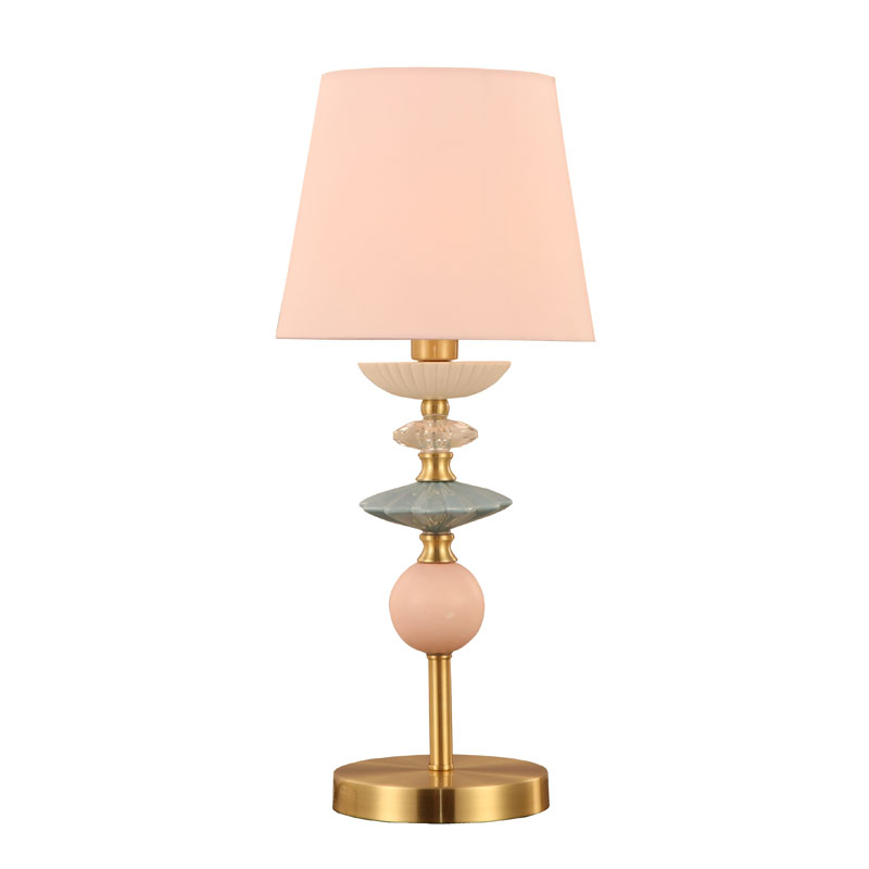Keramická stolní lampa se stínidlem