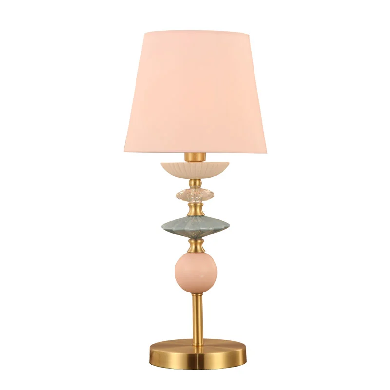 Keramická stolní lampa se stínidlem