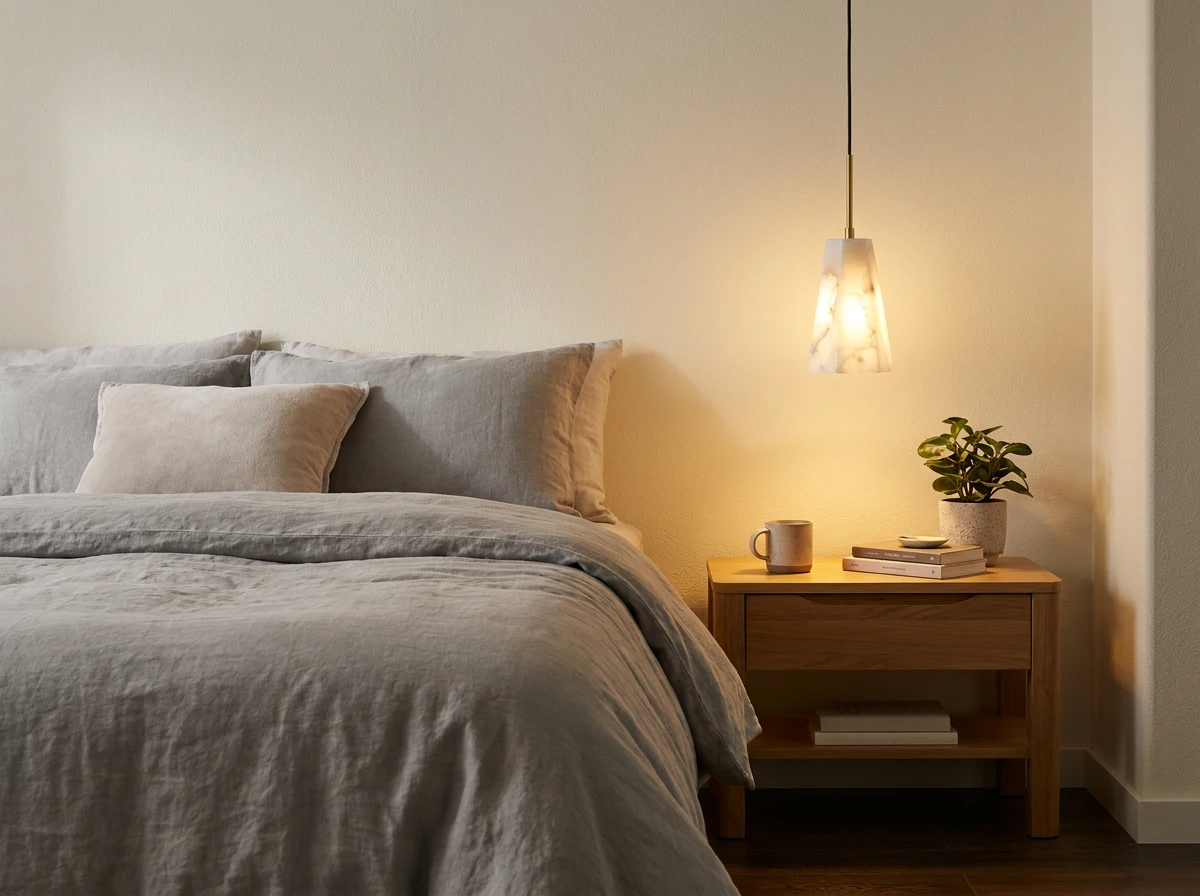 Strong Lighting alabaster stone pendant light