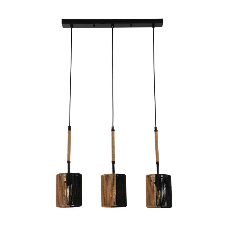Rustikální papírové lano tkané lampy