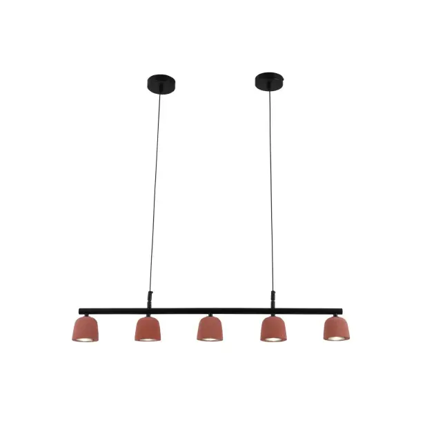 Vulcan Red Minimalistický cementový přívěsek