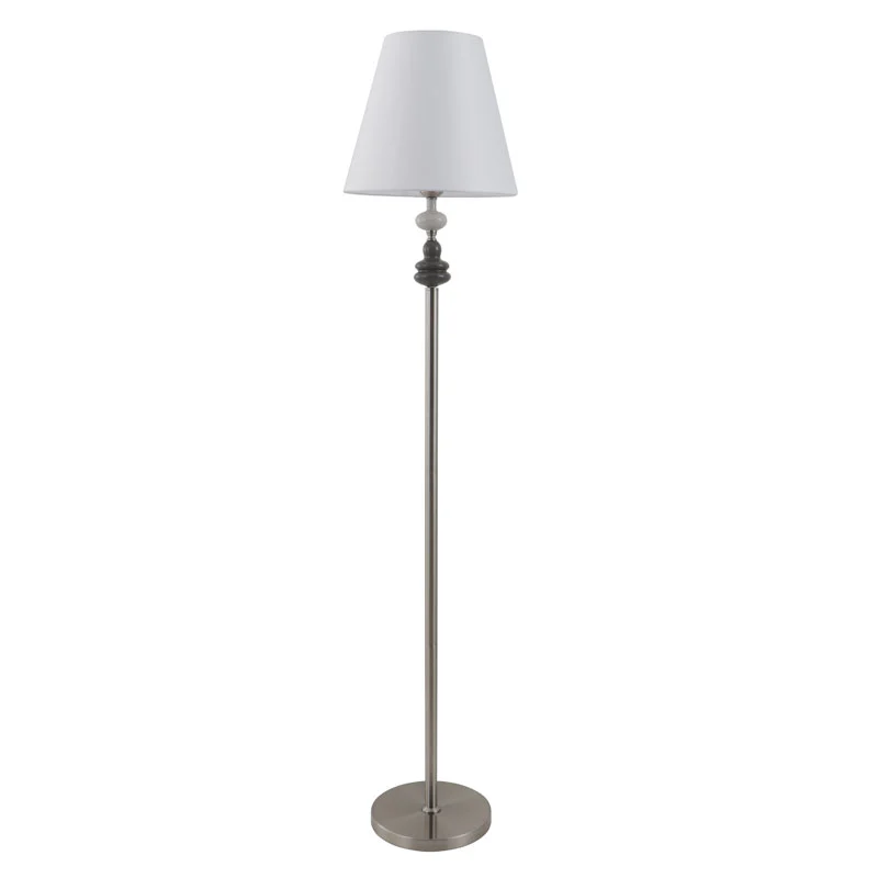 Porcelánová stojací lampa s nastavitelnou výškou v bílém odstínu